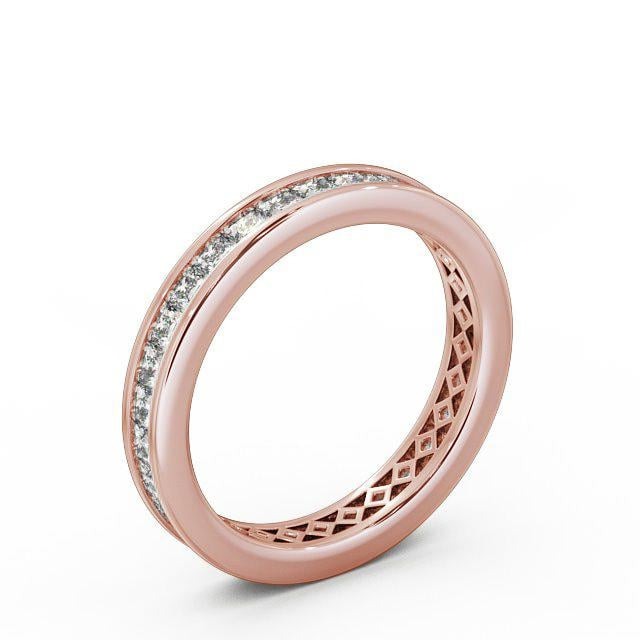 Hazel Princess Lab Diamond Channel Set Ring